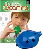 Produkt-Bild: Englische Okarina, BLAU, und das erste Buch: Play your Ocarina Book 1, als Set
