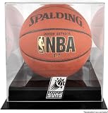 Phoenix Suns Black Base Logo Basketball Display Case and Mirror Back