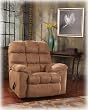 Gunsmoke Rust Rocker Recliner By Ashley Furniture