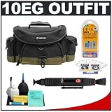 Canon 10EG Digital SLR Gadget Bag + Accessory Kit for EOS 7D, 5D, 60D, 50D, Rebel T3, T3i, T2i, T1i, XS