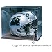 New Orleans Saints NFL Full Size Football Helmet Display Case (Wood Finish)