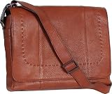 Scully Leather Mens H285 Pebbled Calf Messenger Bag
