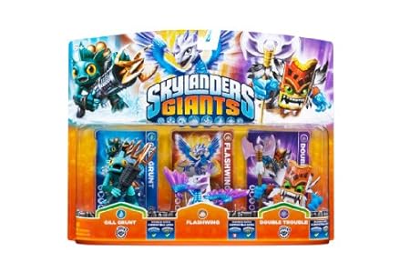 Activision Skylanders Giants 3 Pack Gill Grunt Flashwing Double Trouble
