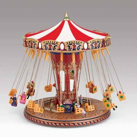 GOLD LABEL CHRISTMAS WORLD'S FAIR SWING CAROUSEL