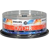 Philips DR8S8B25F/17 25-Pack 8.5GB 8X DVD+R, Double Layer