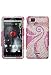 Reinforced Diamond Phone Cover Case Phoenix Tail For Motorola Droid X