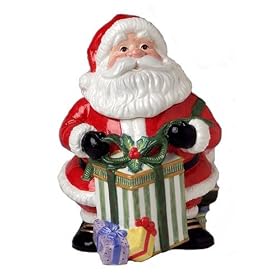 Fitz and Floyd Happy Holidays Cookie Jar by Fitz and Floyd