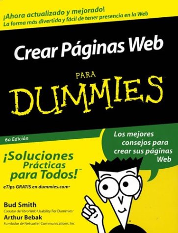 City Travel Guides Discounted  Books : Crear Paginas Web Para Dummies 6e (in Spanish) (For Dummies S.)
