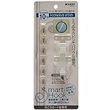 WAKAI(若井産業) トリプルフック ホワイト SM0003W 【まとめ買い1パック:2個入×5セット】