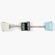 Dual Device ATA/IDE 133 Rounded Cable With Pull Tab, Copper, 18 inch, 40 pin Female to 2x 40 pin Female
