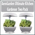 AeroGrow AeroGarden Two Ultimate Kitchen Gardener (spacesaver 6) With Gourmet Herb Seed Bundle (white)