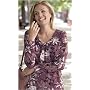 Penny Plain - Leaf Print Top
