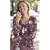 Penny Plain - Leaf Print Top