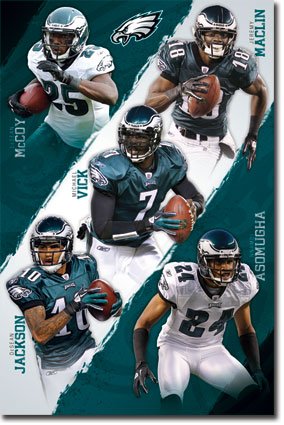 Philadelphia Eagles Team Collage Poster 5327