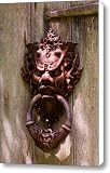 Antique door knocker Canvas Print / Canvas Art - Artist Louis Dallara