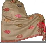 Paisley Wool Shawl Stole Womens Wrap Dress in India (npsley223)