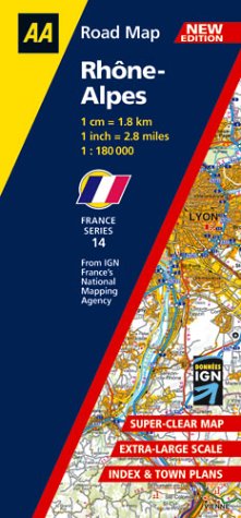City Travel Guides Discounted  Search : Rhone-Alpes (AA Road Map France Series)