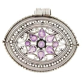 Amethyst Pendant set in .925 Sterling Silver by