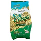 Genisoy Soy Crisps, Tangy Salt and Vinegar, 3.85-Ounce Bags (Pack of 12)