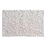 - white Loopi Bath Rug - 30x20 by -