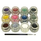 Starry Long Lasting Waterproof Smudge proof Eyeliner Gel All 12 Colors
