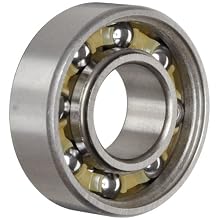 Nice Ball Bearing 1616NS Unshielded, 52100 Bearing Quality Steel, 0.5000" Bore x 1.1250" OD x 0.3750" Width