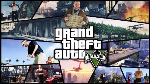 GTA V Photocloth Poster 39" X 23"