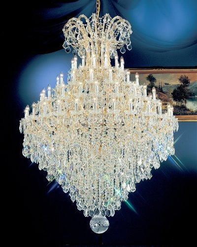 Best Buy Classic Lighting 8187 OWG S Maria Theresa, Crystal Traditional, Chandelier, Olde World Gold