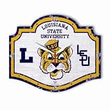 NCAA Louisiana State Fightin Tigers High Definition Clock