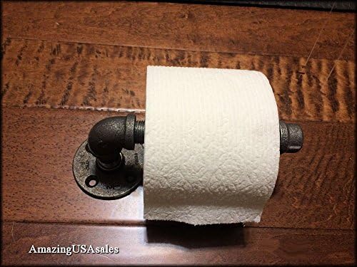 Industrial furniture iron pipe toilet paper holder