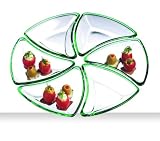 Luigi Bormioli Michelangelo Color Palette 6-Piece Green Serving Set