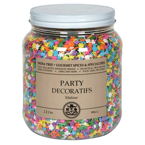 India Tree Matisse Flower,Shaped Party Decoratifs, 2.2 lb by India Tree