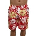 Badeshorts Bermuda Shorts elastischer Badehose Hawaii S M L XL XXL