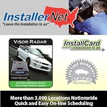 InstallerNet Visor Radar Detector InstallCard