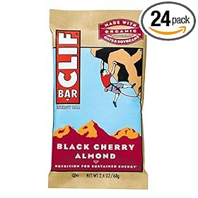 Food Supplement: Clif Bar Energy Bars, Black Cherry Almond, 2.4-Ounce Bars 12 Count box