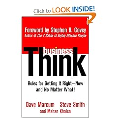 businessThink: Rules for Getting It Right�Now, and No Matter What!