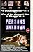 DVD : Persons Unknown [1997]