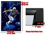 Framed Detroit Lions N Suh Poster 5137