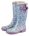 Laura Ashley 'Roundswood' Patterened Ladies Rubber Wellington. Size 6