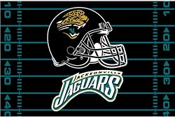 Jacksonville Jaguars Tufted Floor Rug - NFL Football Fan Shop Sports Team Merchandise