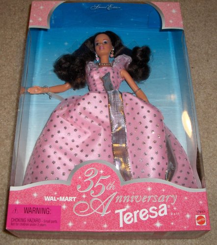 51EVWHDAXnL 1997 35th Anniversary Teresa Barbie Doll Special Edition