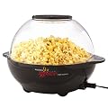 West Bend 82306 Stir Crazy 6-Quart Popcorn Popper, Black