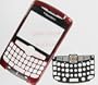 --New RIM BlackBerry Curve 8300 8310 8320 Original OEM Faceplate with Lens, Trackball & Keyboard Red Color Front Cover Face Plate Case Part AT&T T-Mobile GSM Phones Plus Tool Kit with T5 Screw Driver & Opener