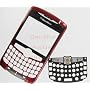 --New RIM BlackBerry Curve 8300 8310 8320 Original OEM Faceplate with Lens, Trackball & Keyboard Red Color Front Cover Face Plate Case Part AT&T T-Mobile GSM Phones Plus Tool Kit with T5 Screw Driver & Opener