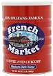 French Market Coffee & Chicory, Medium-Dark Roast, Creole Roast, 16-Ounce Cans (Pack of 3)