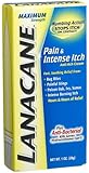 Lanacane Cream, Pain & Intense Itch, Maximum Strength, 1-Ounce Boxes (Pack of 3)