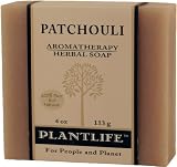 Patchouli 100% Pure & Natural Aromatherapy Herbal Soap- 4 oz (113g)