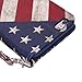 True Color Case Compatible with iPhone 6s Plus Wallet Case, HD Printed Vintage American Flag Wristlet Purse Clutch + Wrist Strap Card Slots & I.D Window Magnetic Closure Stand
