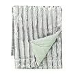 Home Faux Fur Throw Disco - Silver (50x60")