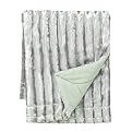 Home Faux Fur Throw Disco - Silver (50x60")